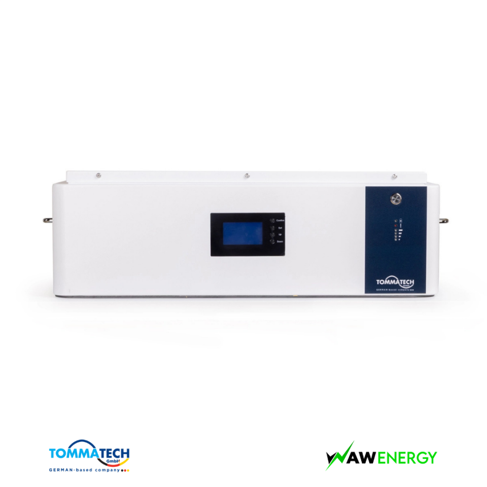 TommaTech Modüler Serisi 51.2V 102AH G2 LFP Lityum Batarya