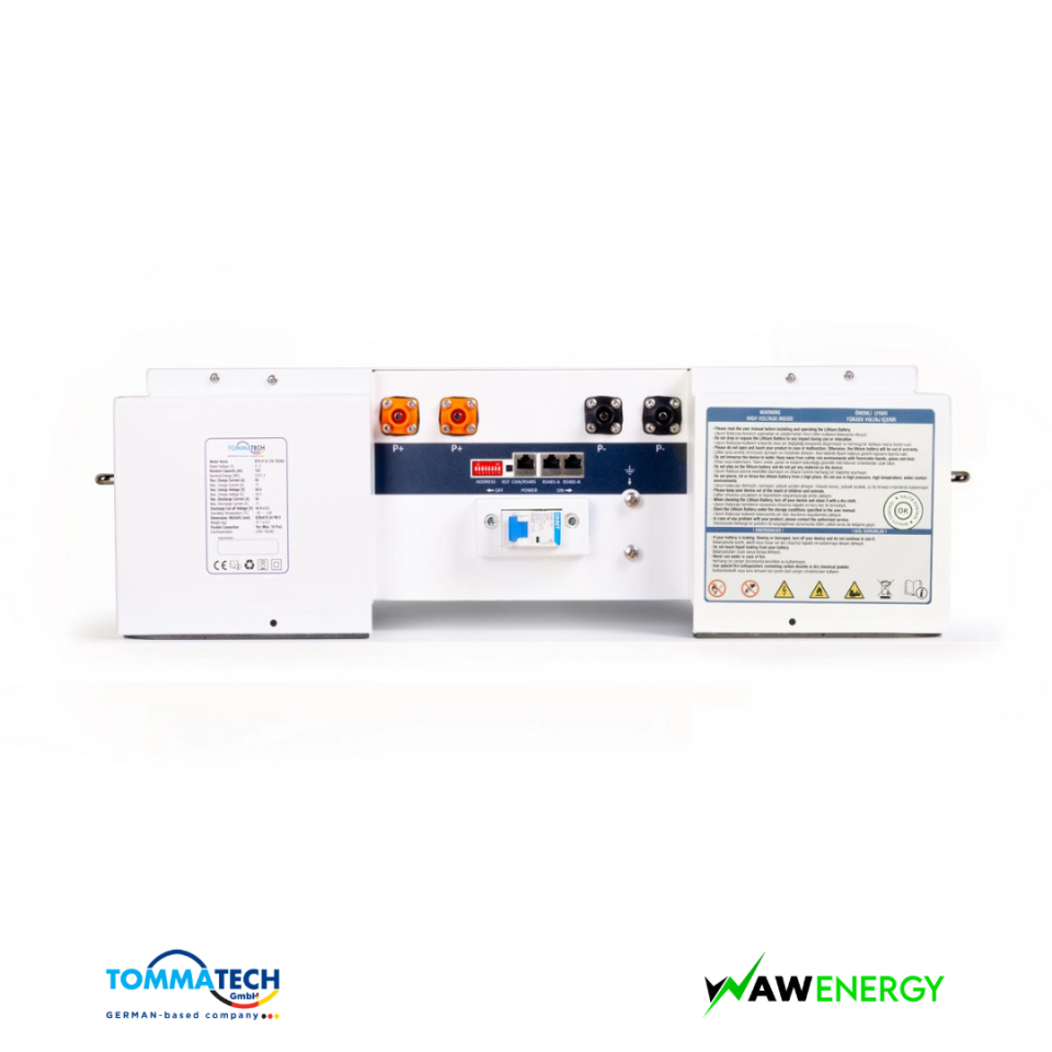 TommaTech Modüler Serisi 51.2V 102AH G2 LFP Lityum Batarya