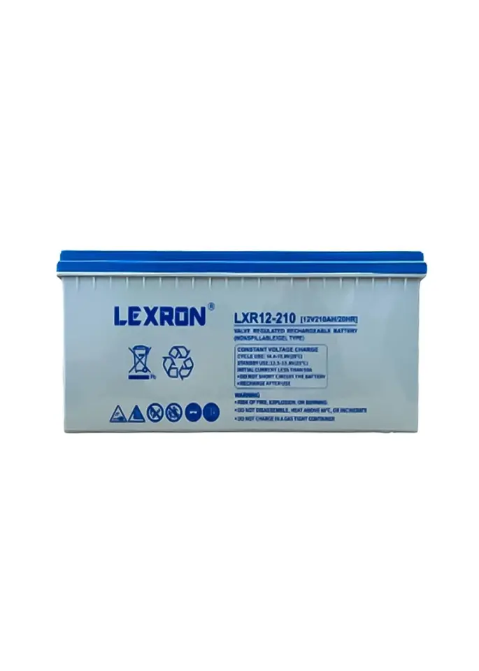 Lexron 210 Ah Solar Jel Akü - 2025 Yılı Üretim
