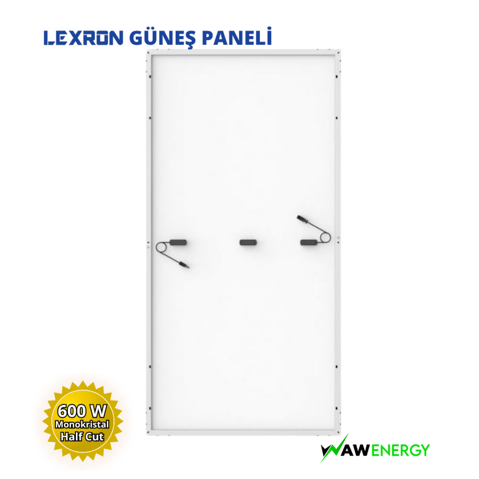 Lexron Topcon 600W 10BB Half Cut Güneş Paneli