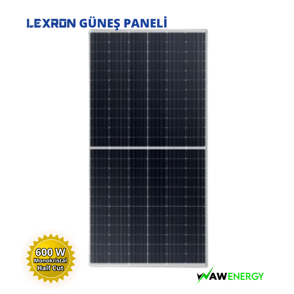 Lexron Topcon 600W 10BB Half Cut Güneş Paneli