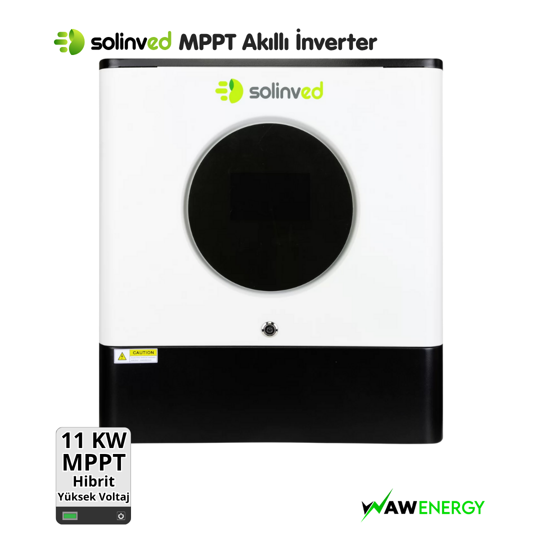 Solinved 11 Kw 48 Volt Hibrit İnverter MPPT Yüksek Voltaj Max-II Serisi