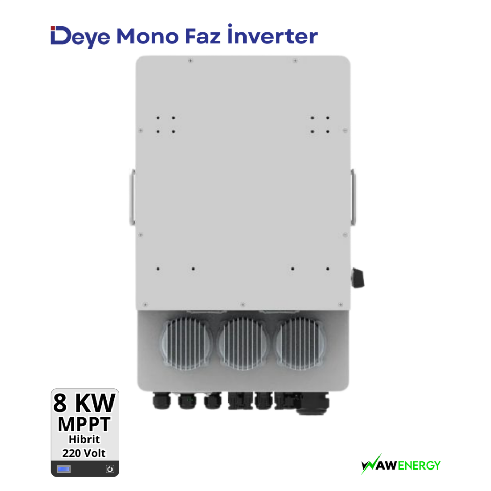 Deye 8Kw Hibrit Monofaze LV On Grid 220 Volt İnverter