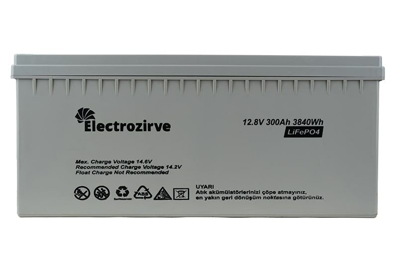 ELC-YRA-BOX Electrozirve 12.8V 300Ah Lityum (LiFePO4) Batarya