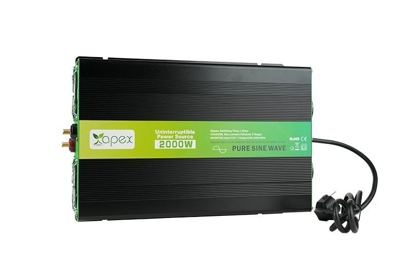 NPS2000-12 Apex 2000W Şarjlı Tam Sinüs İnverter 12V