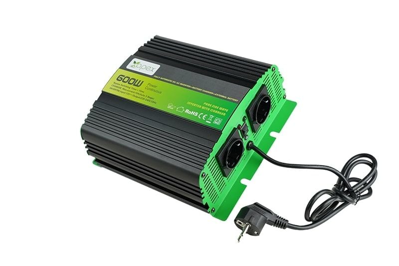 NPS600-24 Apex 600W Şarjlı Tam Sinüs İnverter 24V