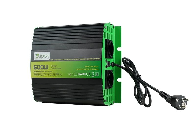 Apex 600W Şarjlı Tam Sinüs İnverter 24V NPS600-24