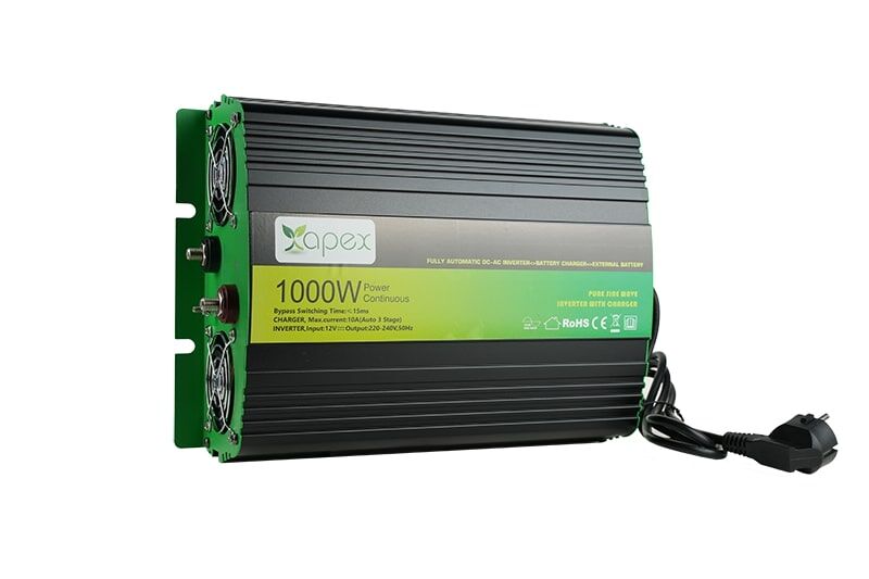 NPS1000-24 Apex 1000W Şarjlı Tam Sinüs İnverter 24V