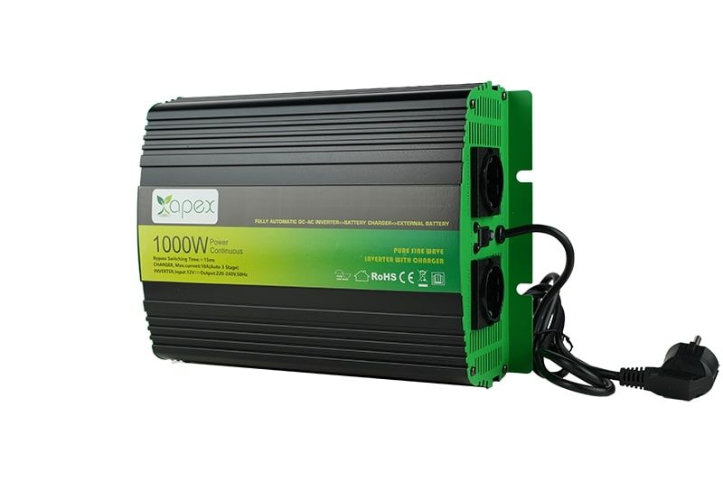 Apex 1000W Şarjlı Tam Sinüs İnverter 24V NPS1000-24