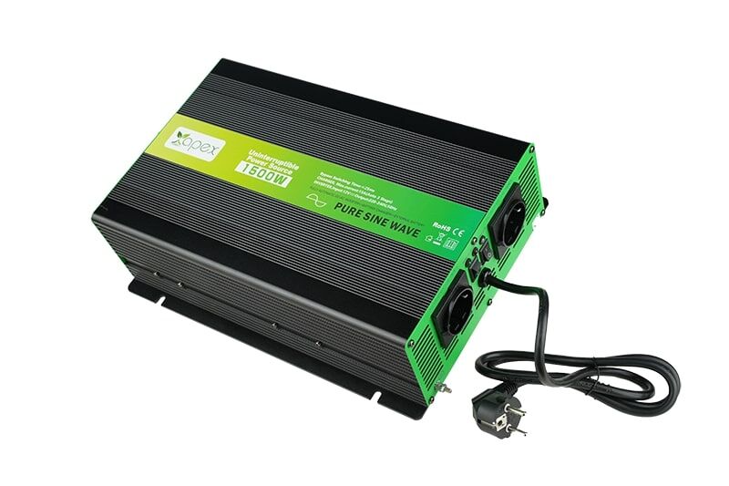 NPS1500-24 Apex 1500W Şarjlı Tam Sinüs İnverter 24V