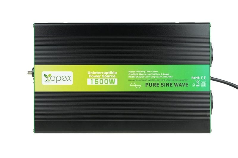 Apex 1500W Şarjlı Tam Sinüs İnverter 24V NPS1500-24