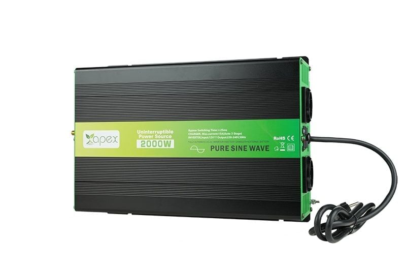 NPS2000-24 Apex 2000W Şarjlı Tam Sinüs İnverter 24V