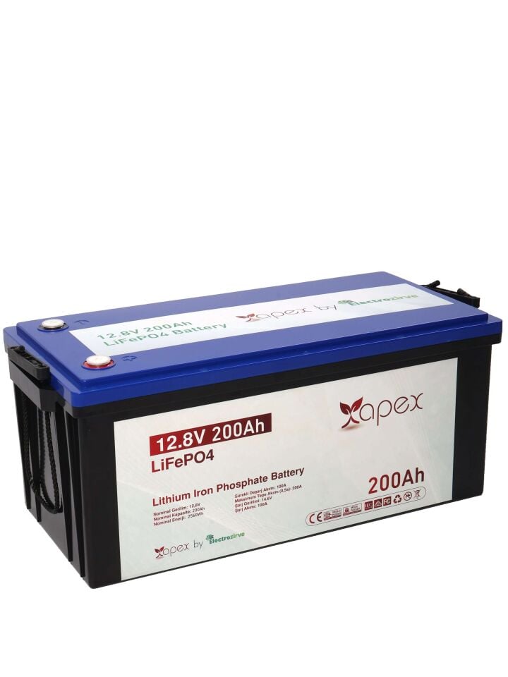 APX-YRO-BOX Apex 12.8V 200Ah Lityum (LiFePO4) Batarya