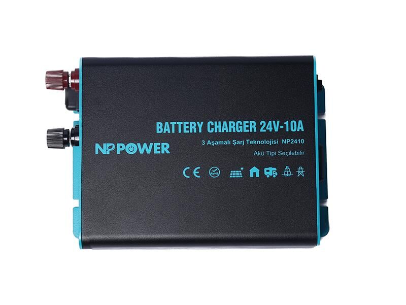 NP Power 24V 10A Akü Şarj Cihazı NP2410