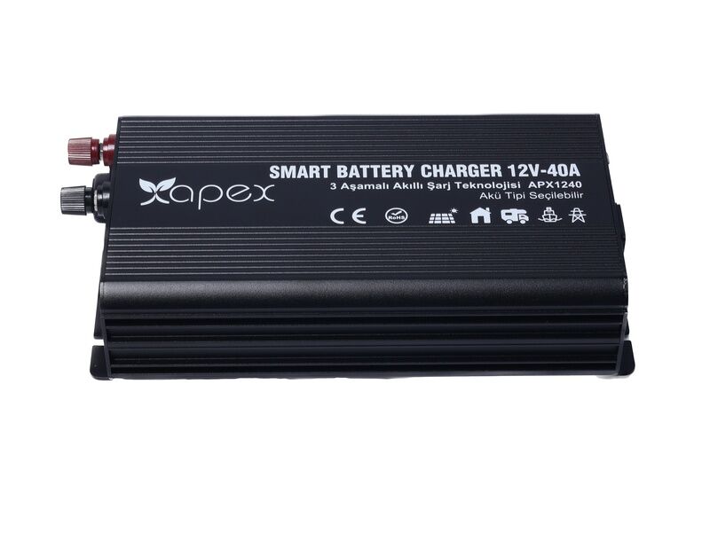 Apex 12V 40A Smart Akü Şarj Cihazı