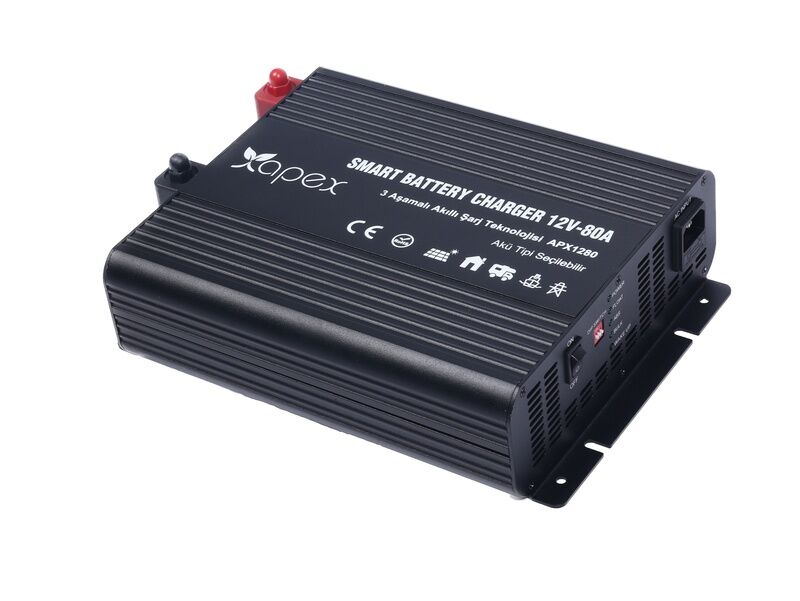 APX1280 Apex 12V 80A Smart Akü Şarj Cihazı