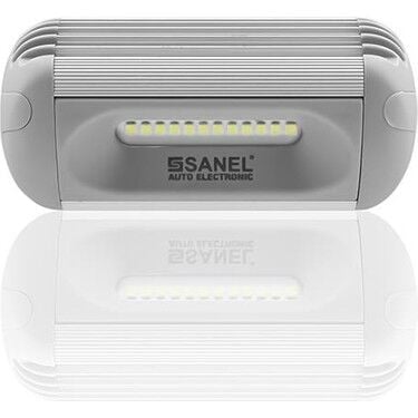 Led Dış 10cm Gri Sanel SMZLS12Q12W