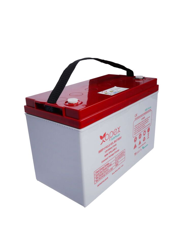 12V 100Ah Safepower Jel Akü Apex - 2026 Üretim