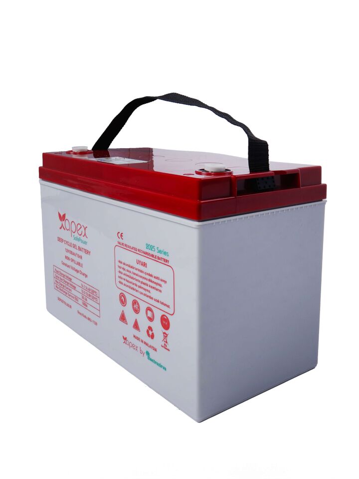 12V 100Ah Safepower Jel Akü Apex - 2026 Üretim