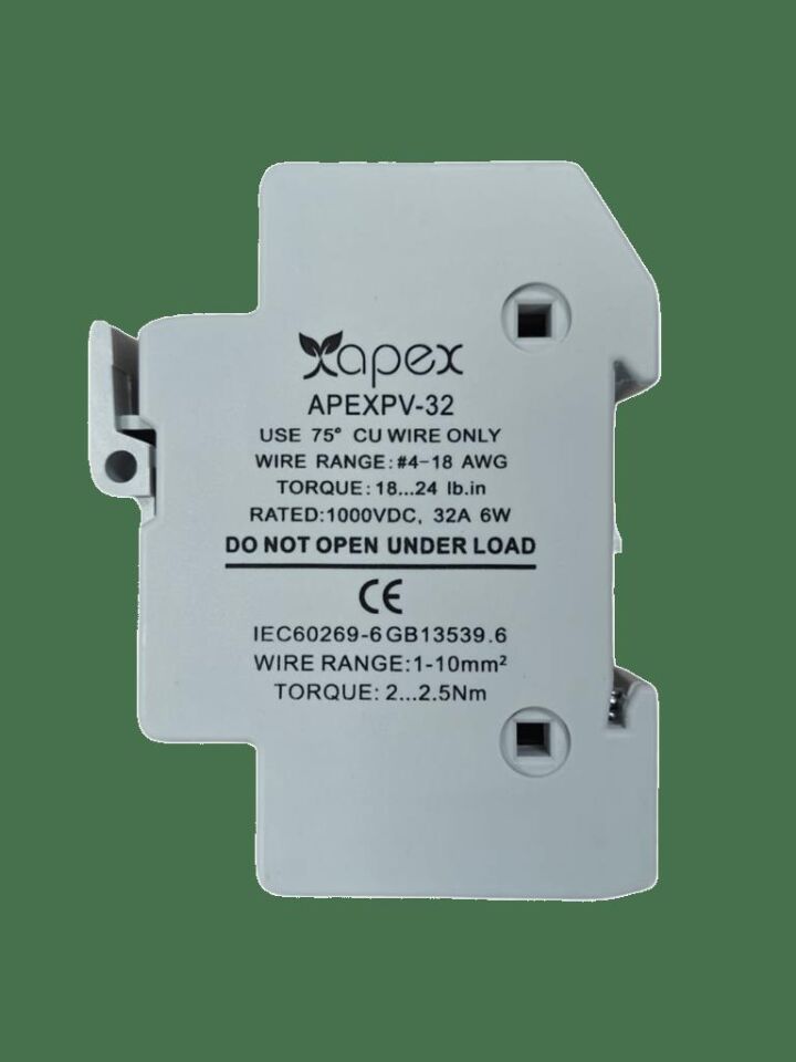 Apex DC Sigorta Yuvası 32A DC 1000V