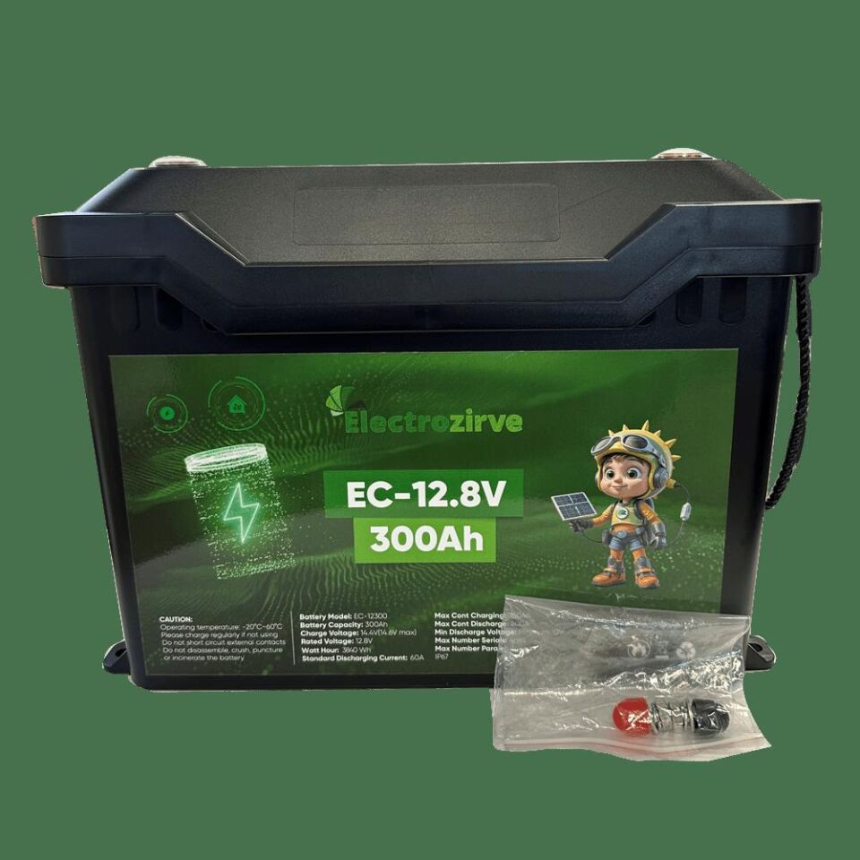 ELC-ITG-BOX Electrozirve 12.8V 300Ah Lityum (LiFePO4) Batarya