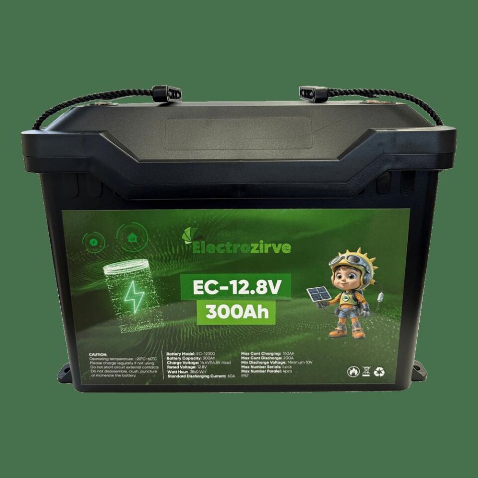 ELC-ITG-BOX Electrozirve 12.8V 300Ah Lityum (LiFePO4) Batarya