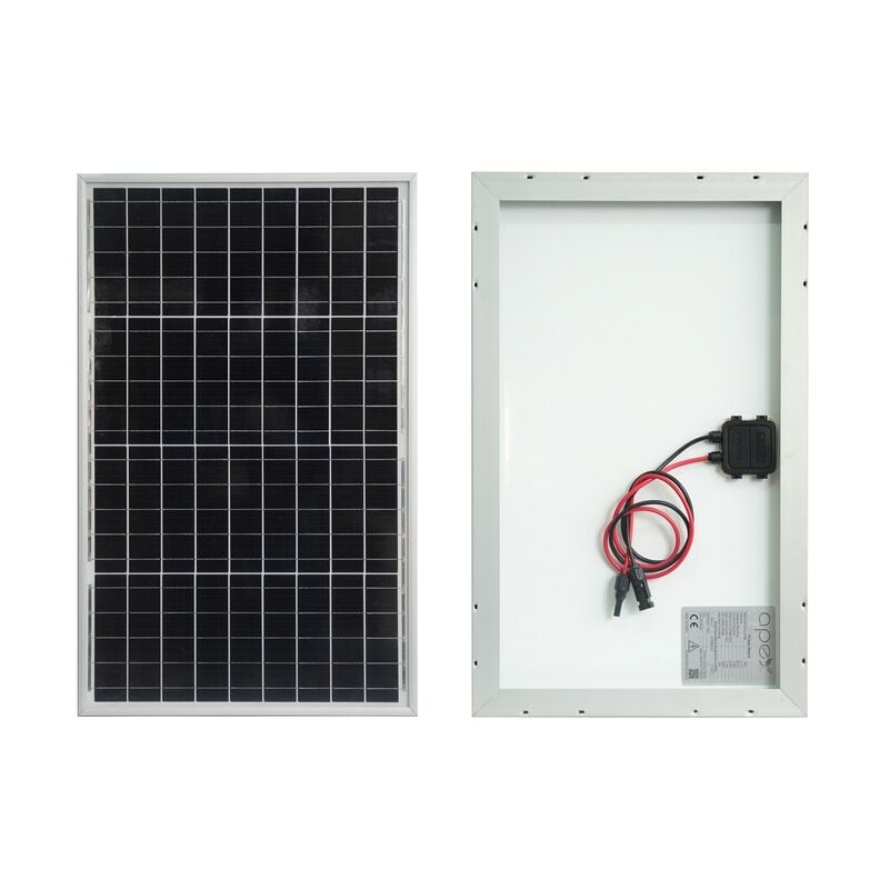 50W Monokristal Güneş Paneli