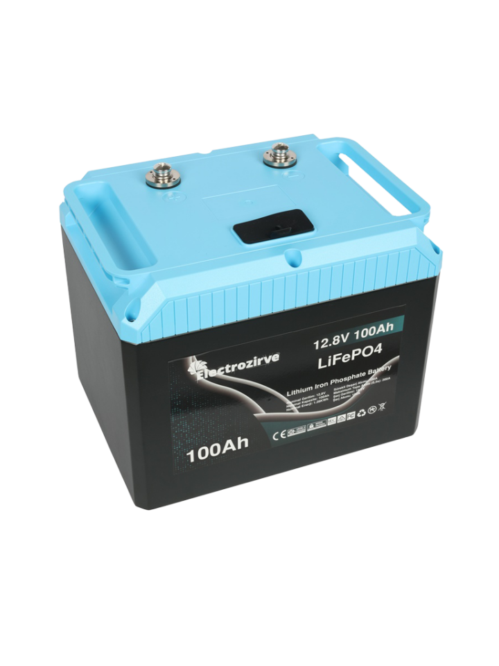 Electrozirve 12.8V 100Ah Lityum (LiFePO4) Batarya