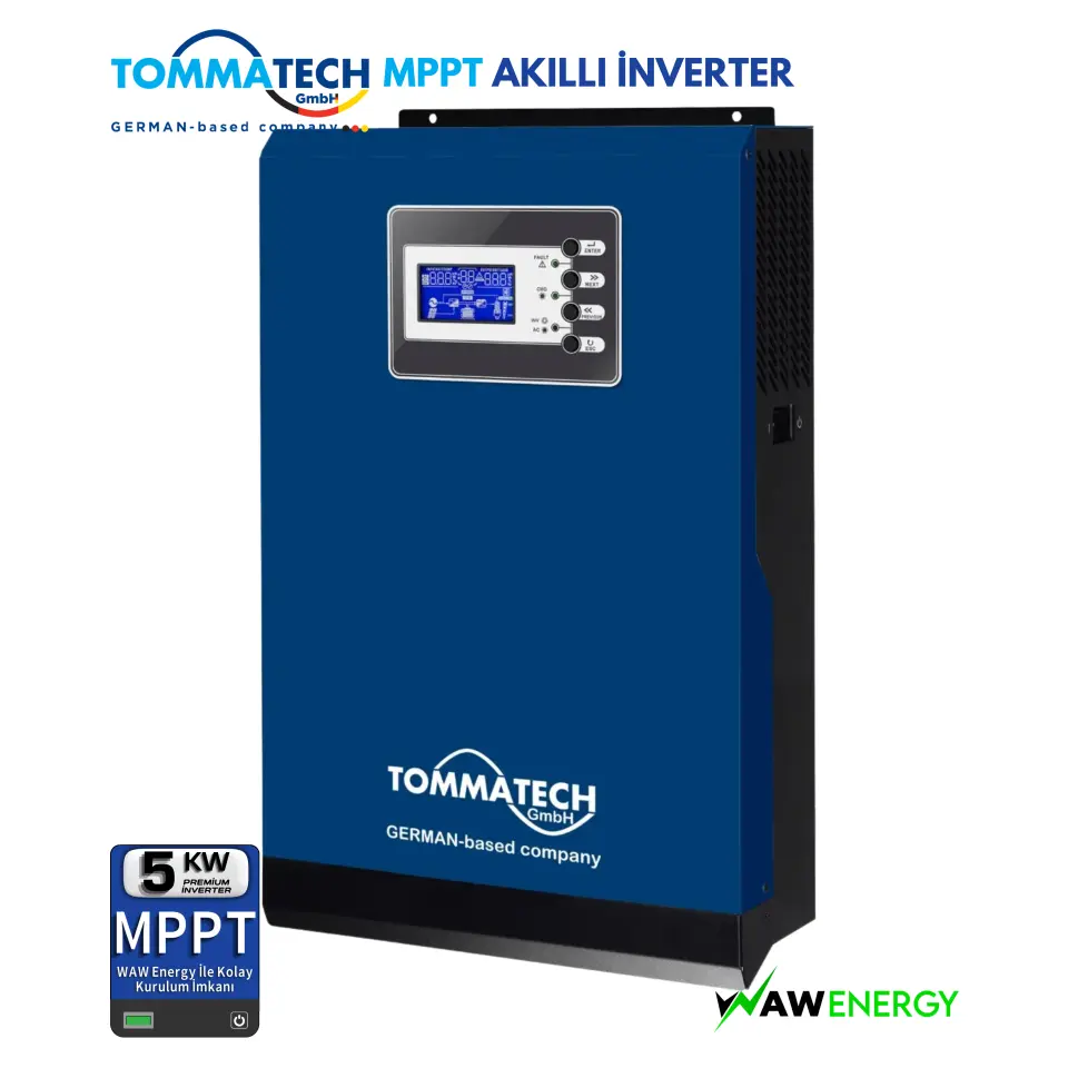 TommaTech New 5 Kw 48V 5000W MPPT Akıllı İnverter