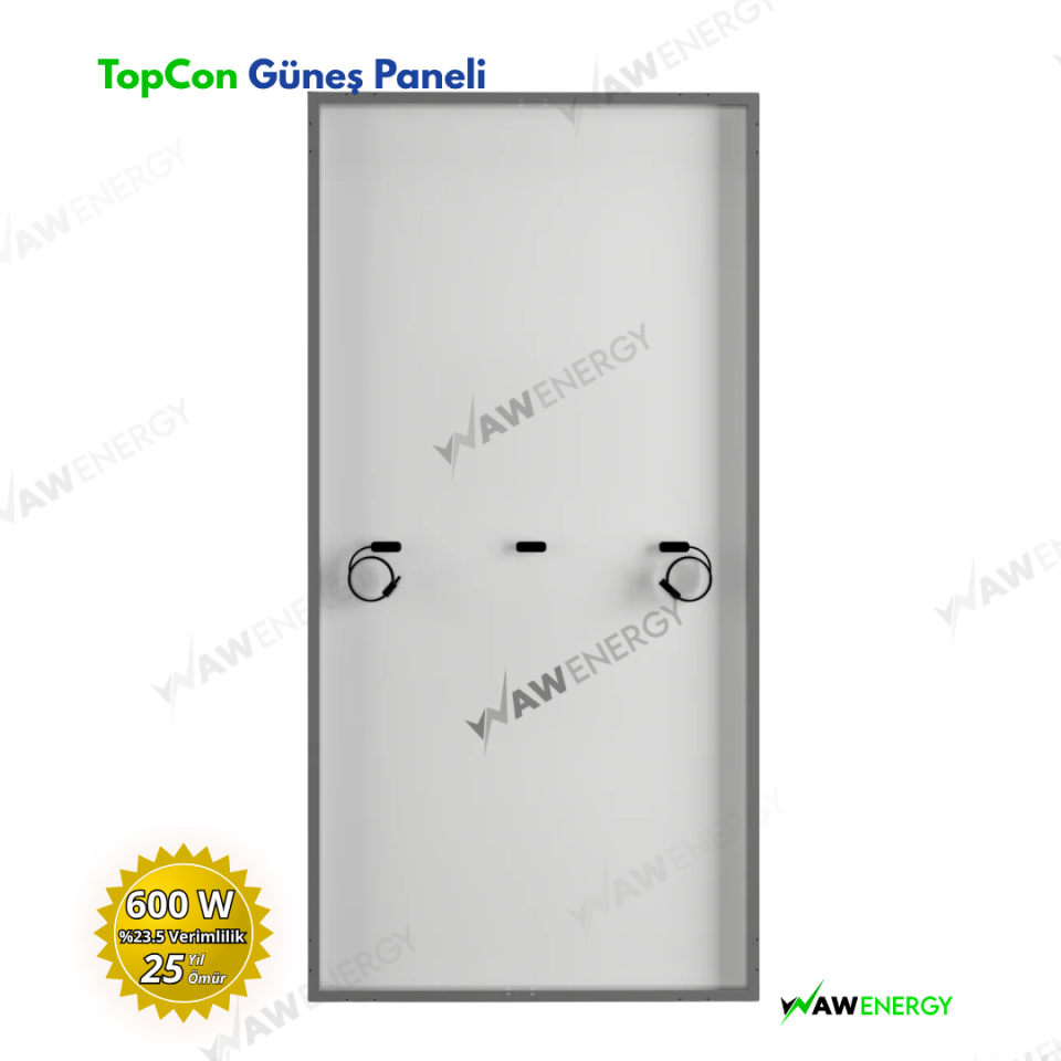 600Wp A Class 144TN M10 Topcon Monokristal Güneş Paneli
